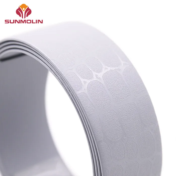 Custom texture smooth matte gray tpu waterproof webbing pvc coated strap