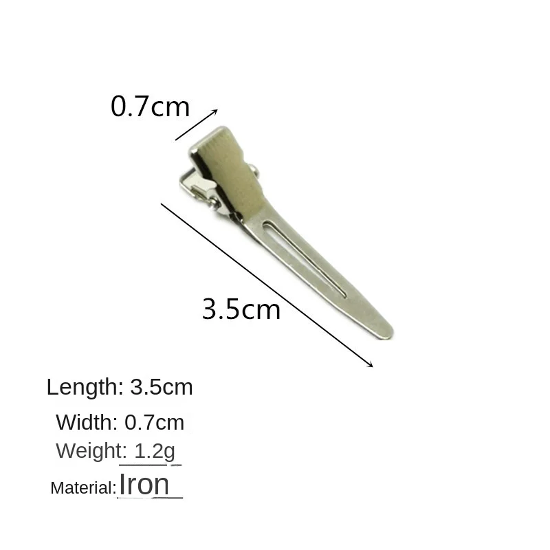 Hair Extension Tool Several Size Positioning Big Small Steel Single Prong Curl Clips Metal Hair Pins Clips For Hair Extensions