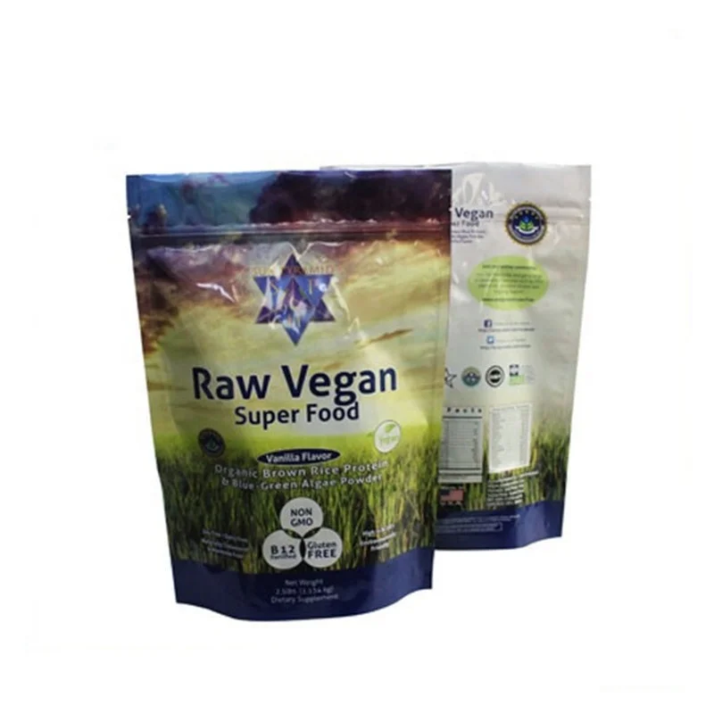 biodegradable food grade packaging pouch custom eco friendly edibles mylar frozen plastic for bags gummy