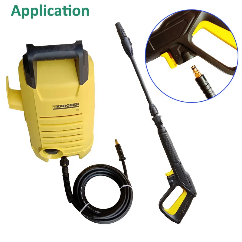 high quality plastic pressure spray gun with quick connect adapter