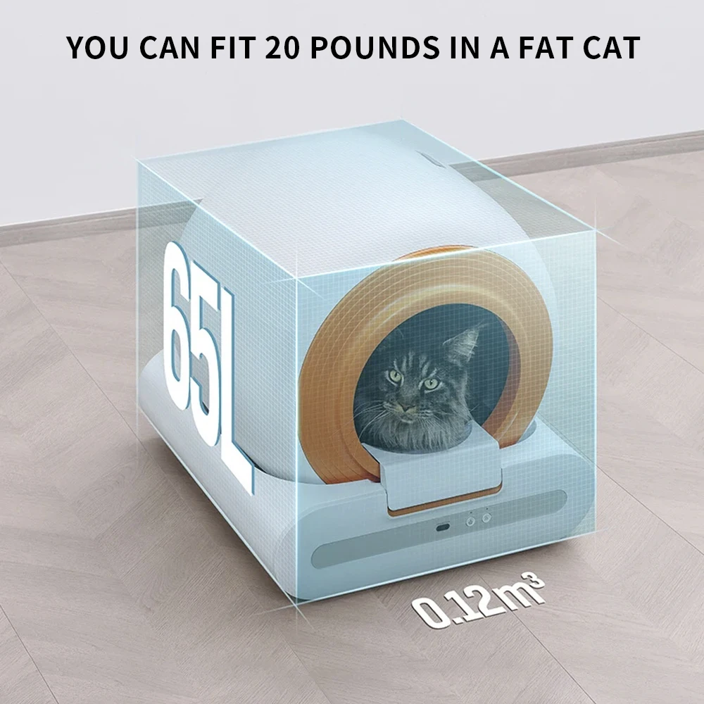 Cheap Factory Price Automatic Smart Box Machinery Self Cleaning Litter For Cat