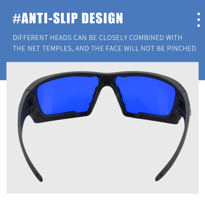 Anlorr Outdoor Golf Ball Finder Glasses UV Eye Protection Golf Accessories Blue Lenses casual sunglasses