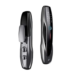 Замок врезной цифровой для дома и гостиницы, умный замок с разблокировкой, с камерой, автоматическая разблокировка