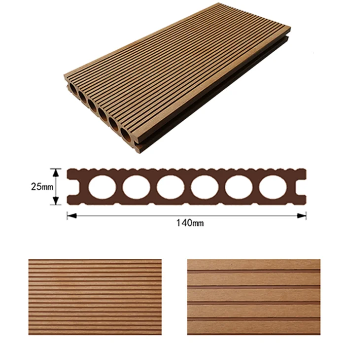 Wood Plastic Composite Outdoor Decking Wpc Decking Floor From China