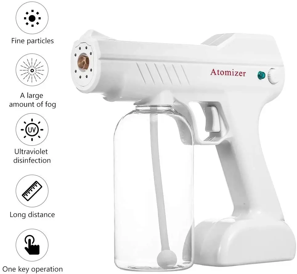  Nano Atomizer- Rechargeable Handheld Big Capacity Mist Sprayer Fogger Machine Atomizer for Indoor Outdoor Garden