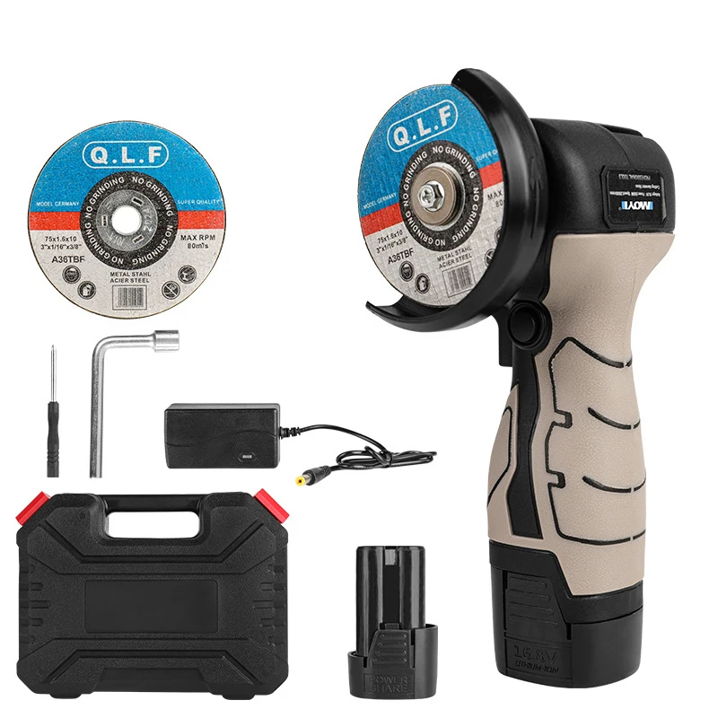 Оптовая Продажа с фабрики, профессиональная литиевая электрическая бытовая портативная бесщеточная мини-угловая шлифовальная машина 12 В