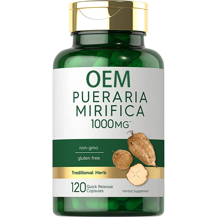 Private Label Pueraria Mirifica Extract Capsules For Adults Hot Selling Pueraria Mirifica Supplement female-friendly
