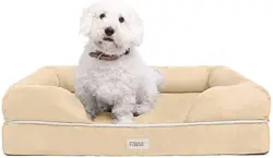 Оптовая продажа, большая ортопедическая моющаяся кровать для домашних животных из пены с эффектом памяти