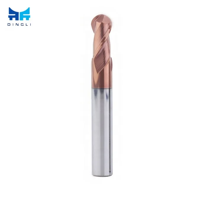 4 Flutes Ball Nose End Mill Milling Cutter Carbide Flat End Mill Cutters For CNC Router