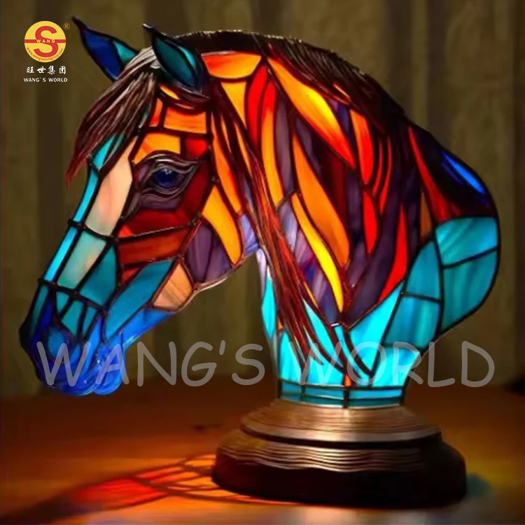 New Vintage Animal Night Light Resin Animal Table Lamp Night lights for Bedroom Decoration