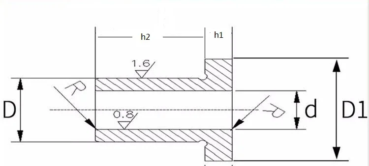 Plastic Bushing Ptfe Bushing Bearing Bushing