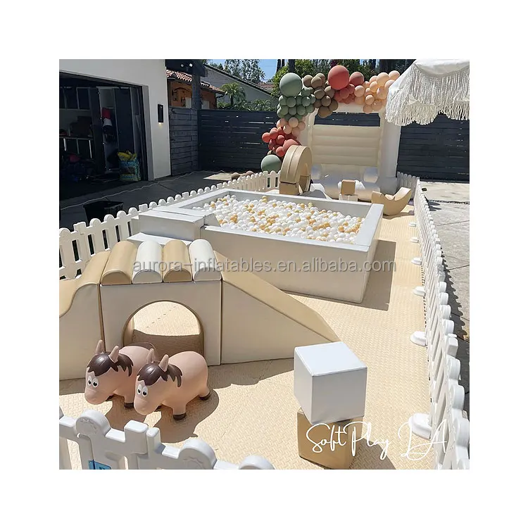 Indoor Playground Amusement Kids Customized soft play equipment outdoor playground set for toddler colorful softplay ball pit
