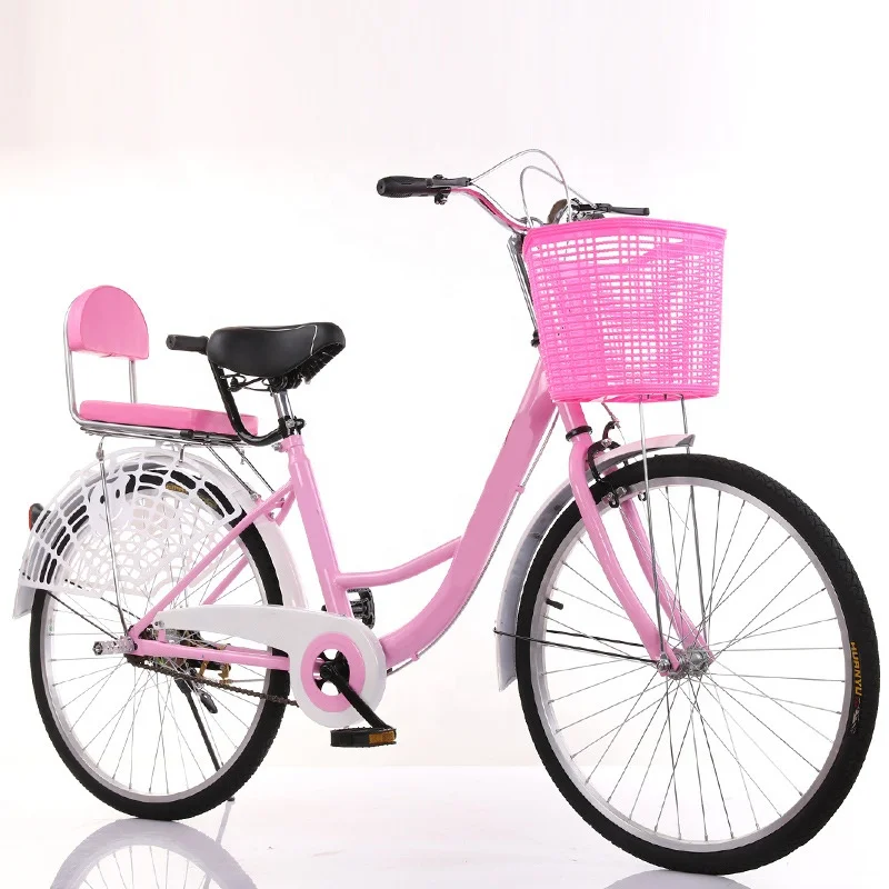 Cheapest China Classic Retro Vintage Green Life Street Touring Wheels Donna Smart Variable 6 Speed Road Bicycle City Bike Women