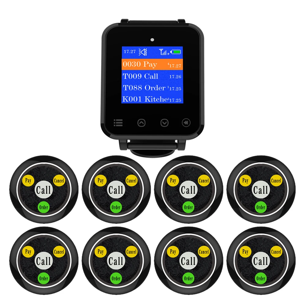 Artom, беспроводная система для вызова официанта в ресторане, часы, номер по обслуживанию клиентов с кнопкой вызова пейджеров и индивидуальным логотипом