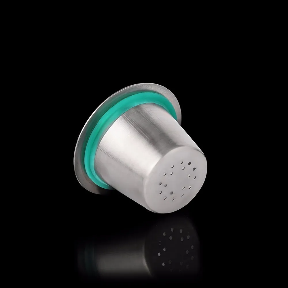 3 Pods 1 Tamper 120 seals Wareset Stainless 304 Capsule For Nespresso Recarregavel Refillable Coffee Capsule