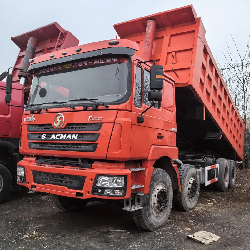 Shacman F3000 Delong 8x4 12-Wheel 40-50 tons 380hp LHD/RHD manual Used tipper truck Fast shipping