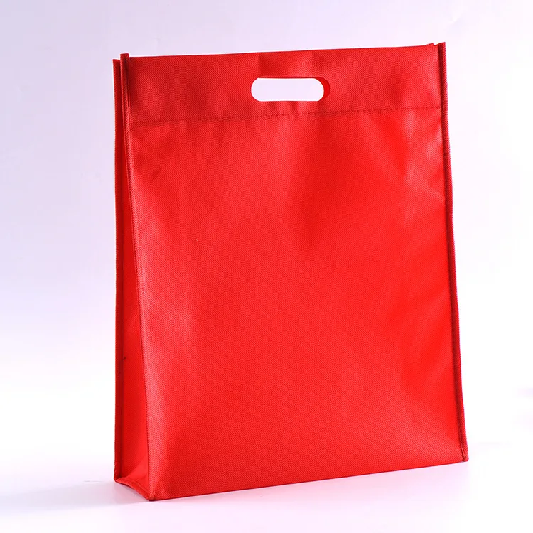 Custom pp polypropylene non woven tote ultrasonic heat seal die cut non woven bag