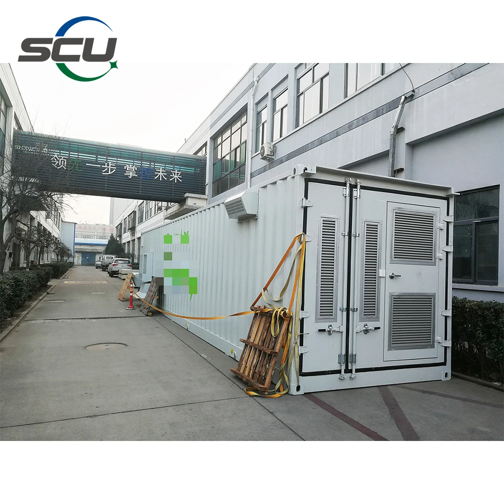 SCU 1mwh Battery Container Solutions Integrated Energy Storage System ESS Lithium Renewable Energy Storage
