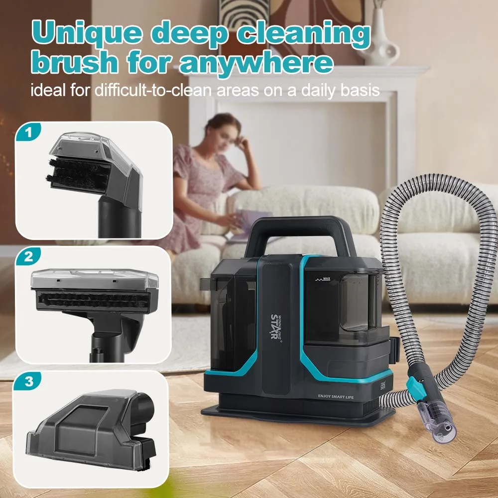 WINNING STAR ST-4600 450W Portable Handheld Corded Spot Wet and Dry Dirty Carpet Washer Fabric Sofa Cleaning Machine