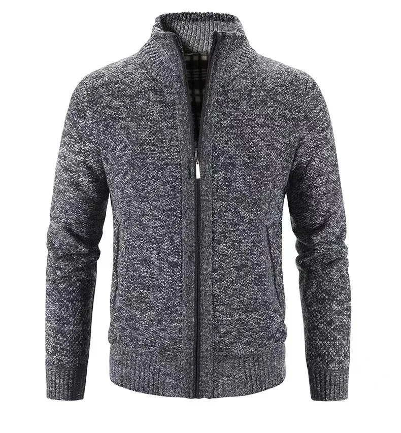 New product Polyester / Cotton alpaca sweater knitting wear mens custom cardigan sweater