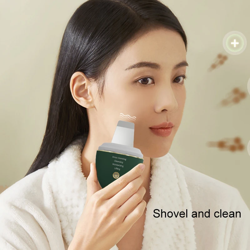 CE ROHS KC PSE Certificated Lady Use Portable Facial Cleaner Ultrasonic Dead Skin Scrubber