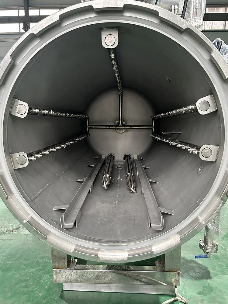 Stainless Steel Rotating Water Spray Sterilization Retort for Milk Food and Fruit Juice Processing Sterilization