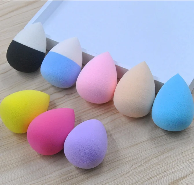 Drop oval design Makeup sponge HOT Color Super soft BB Cream Foundation Make up Blender sponge for face use