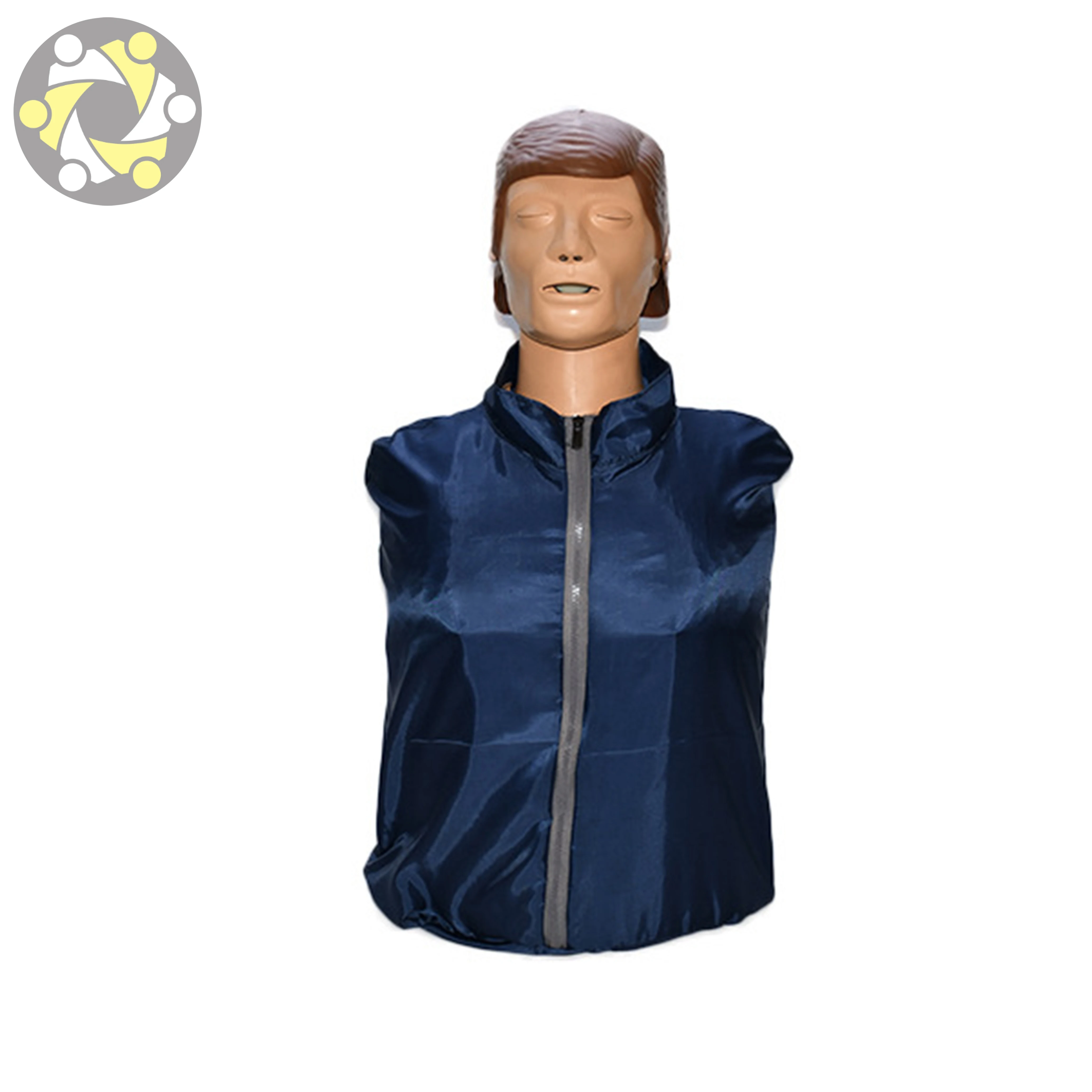 Medical Science Factory Price Half Body CPR Training Manikin Model CPR Training Combination Simulator Plastic First Aid Manikin