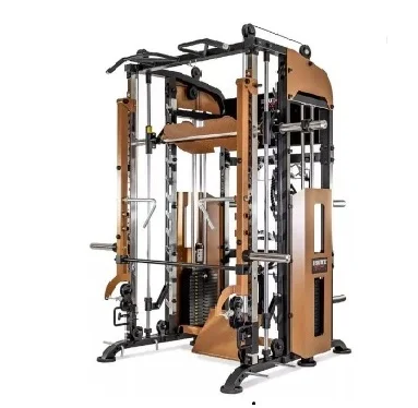 Professional indoor home gym equipment multi functional trainer Brightway JAMMER Arm System Squat Rack Smith Machine