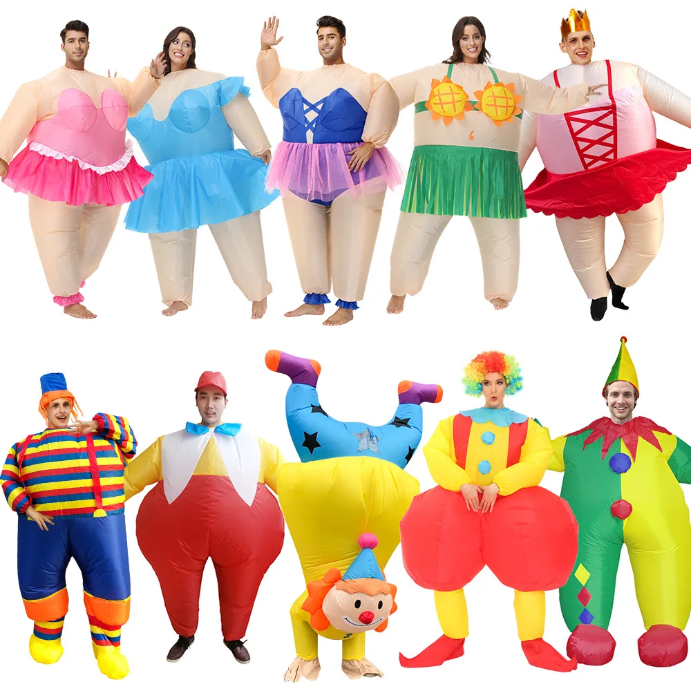 Carnival Inflatable Costume Christmas Party Air Blow-up Costume for Adult
