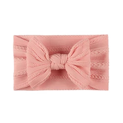 2021 New Fabric Hair Accessories Elastic Cotton Hair Accessories Baby Flowers Hair Band Top Kont Bow Ribbon Makeup Headbands