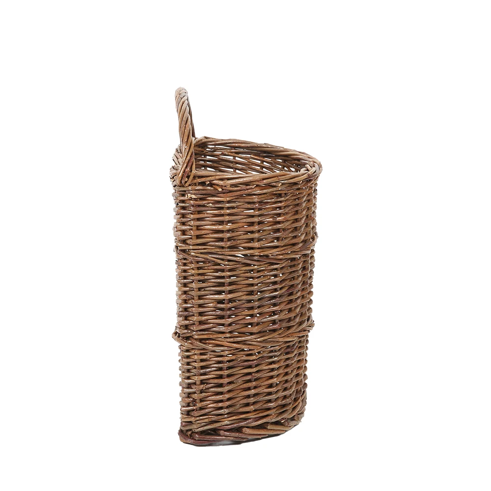 Handmade hanging wall basket decor kids room flower woven ornament catchers baskets