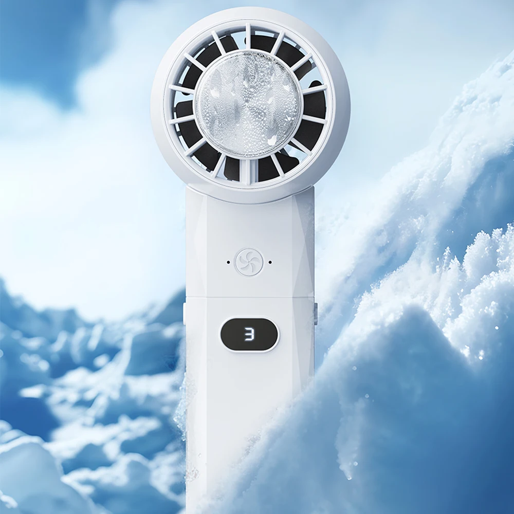 IMYCOO Hot Sale 4000mAh Cooling Mini Handheld Fan With Power Bank Custom Logo Portable Rechargeable USB PowerBank Hand Held Fan