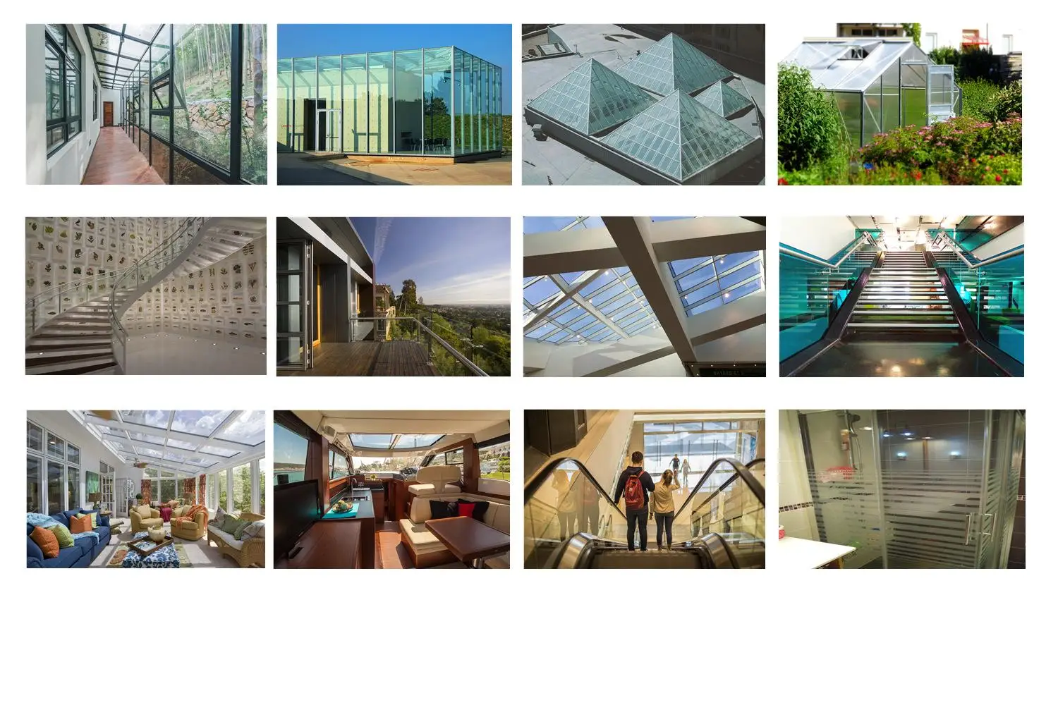 Factory price PVB clear safety sheet tempered laminated glass for building balcony fence partition floor