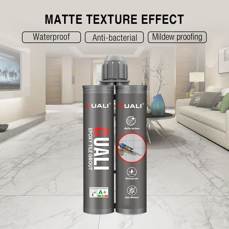 Matte Waterproof Two Components Epoxy Tile Grout AB Epoxy grout Epoxy Sealant Adhesives For Tile Ceramic Joint Filler