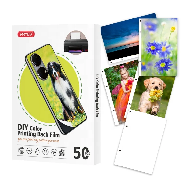 OEM Custom Pattern Sheet custom printing screen protector printing back film screen protector print films for cutting machine