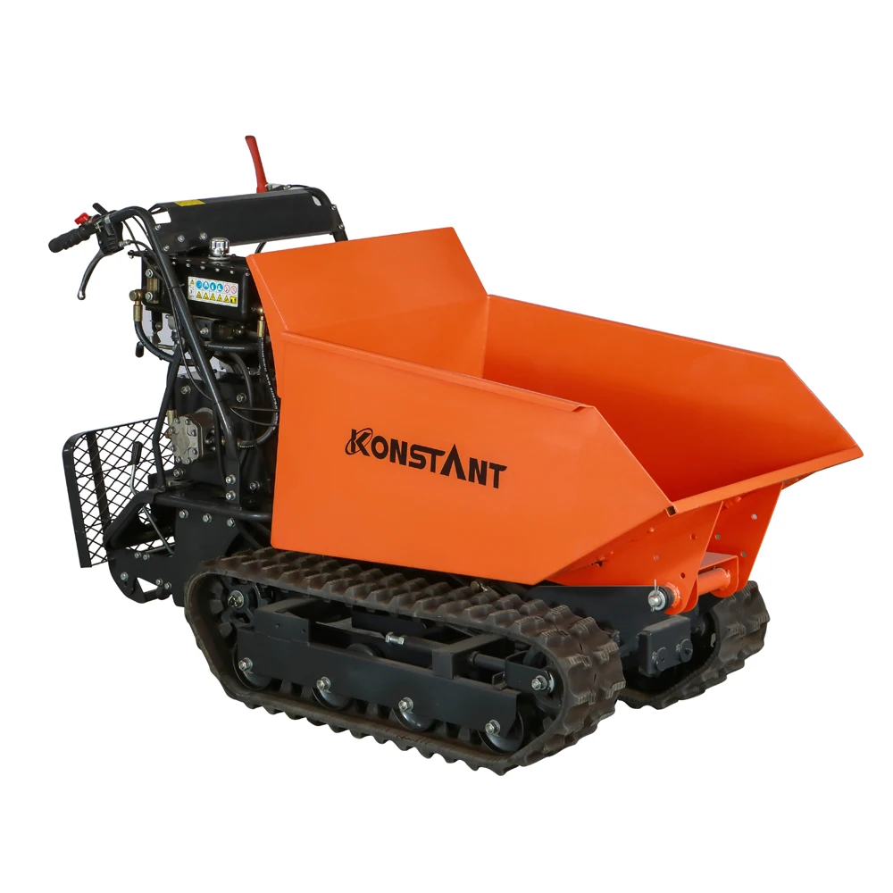 9hp Track Mini Dumper Hydrostatique/hydrostatischbattery wheel barrow