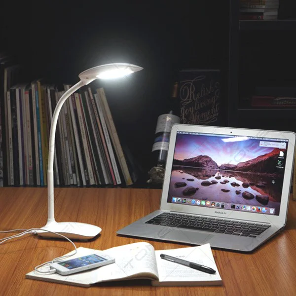 MA66D USB Dimmable Led Bedside Reading Lamp Modern Intertek Lamps Light
