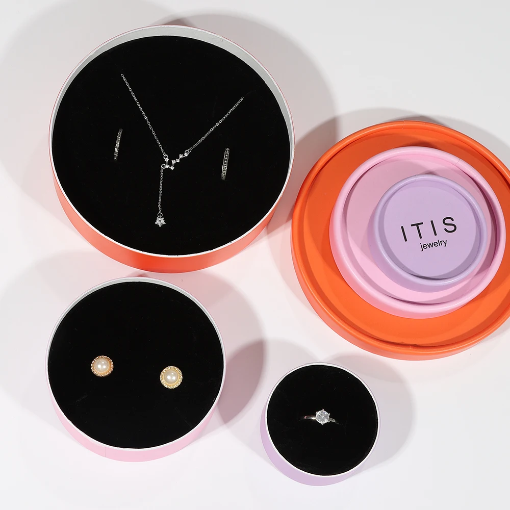 Custom packaging packing gift jewelry earring box