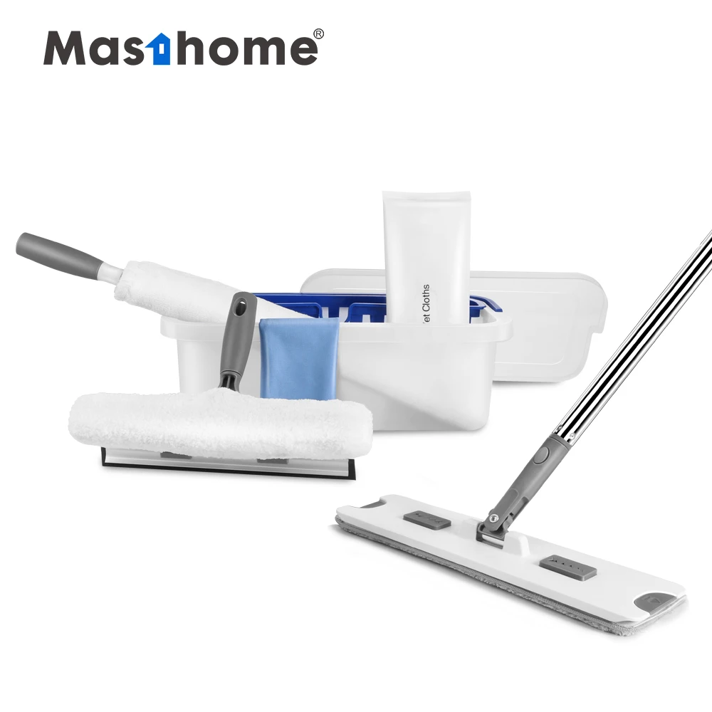  Masthome 2020 новый дизайн чистящая ткань и Чистящая тряпка чистящие салфетки плоская швабра набор ракеля для