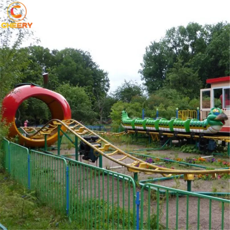 Attractive amusement park rides 16 seats cheap kids mini roller coaster equipment for sale