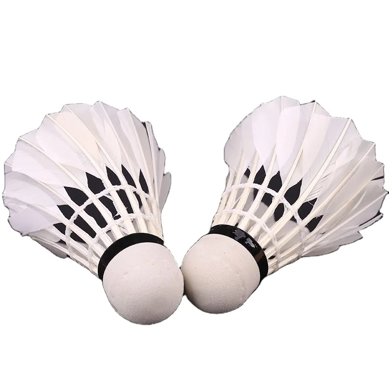 Wholesale China durable duck feather shuttlecock badminton for professional game