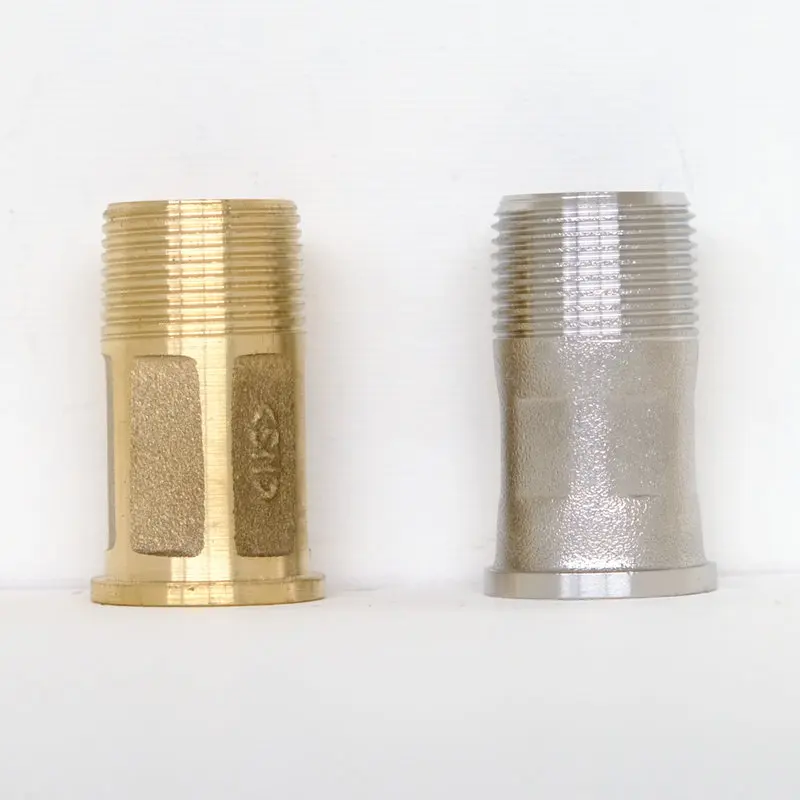 china suppliers custom water tube fitting ND20 brass water meter nipple