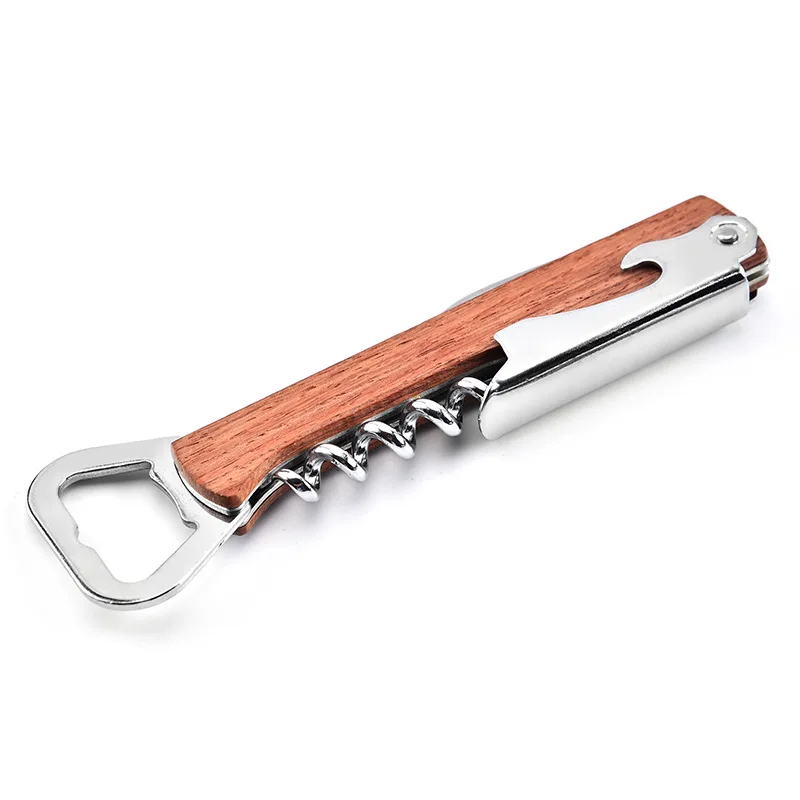 Professional Stainless Steel Beer Bottle Opener Bulk Multifunction Colorful Corkscrew Wine Opener