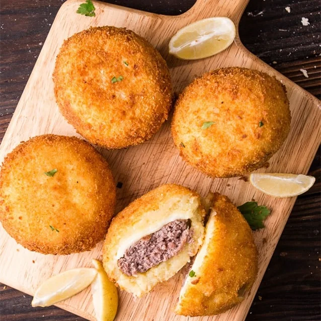 Good Quality Vegan Frozen Croquette Japanese Crispy Fried Potato Korokke Pastry