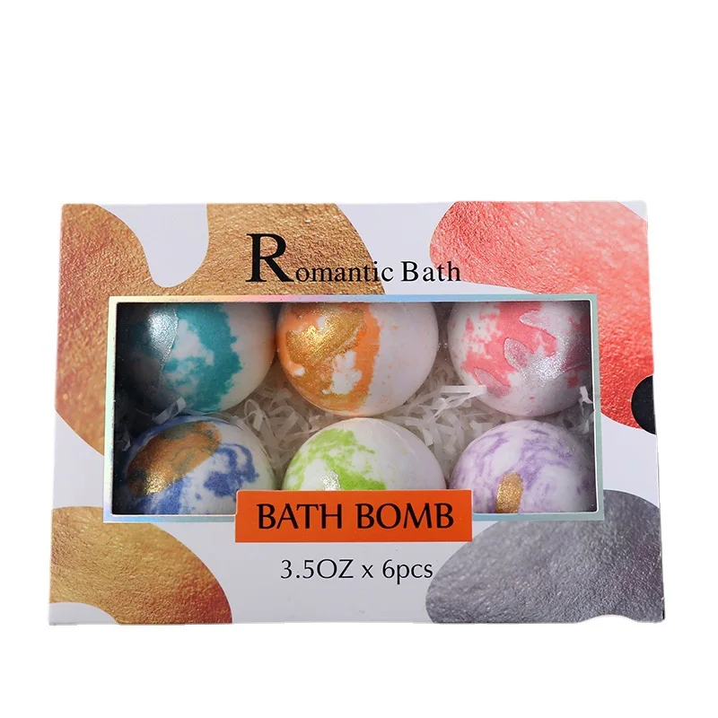 Natural Body Care Bombs Rich Bubble Relaxing  Oill Bath Ball Bombs Set