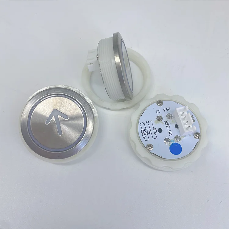 Otis Kone Made In China Elevator Buttons Lift Push Round Button For Elevator