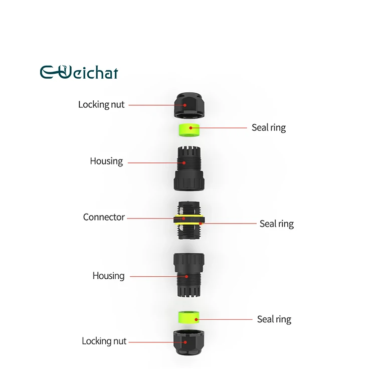 Wholesales Outdoor Led Lights Strip Gland Joint IP67 IP68 3 Pin Cable Waterproof Connector