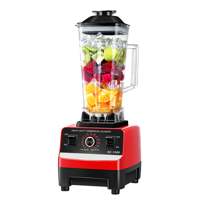 OEM Licuadora 2L 4500W Commercial Heavy Duty Juicer Smoothie Mixer Multifunction Food Processor Blender
