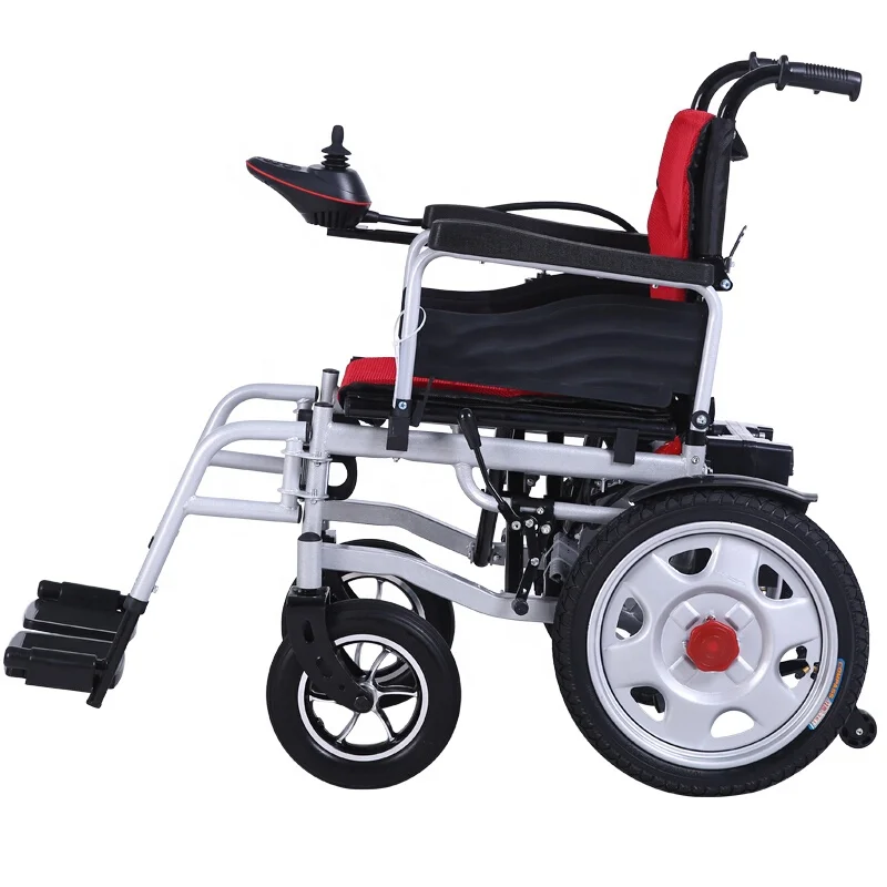 Lightest model airline approved and easy for aviation travel portable and foldable motorized electric wheelchair